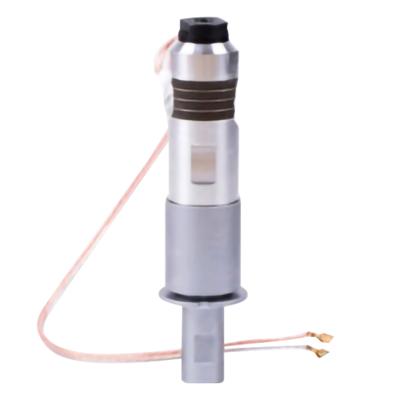 China Ultrasonic Welding 20khz Ultrasonic Welding Transducer With Booster For Plastic Welders Te koop