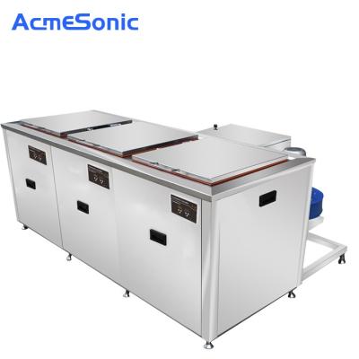 China food & Beverage Factory 88L Industrial Stainless Ultrasonic Filter Cleaning Machine Rinsing Drying Muti Function Tanks Ultrasonic Cleaner for sale