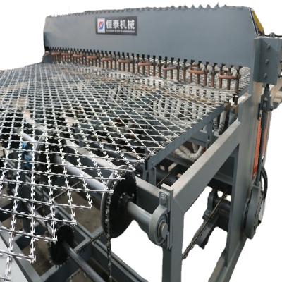 China To Produce Fully Automatic Razor Wire Mesh Welding Wire Mesh Welding Machine 150X75mm For South Africa Customer for sale