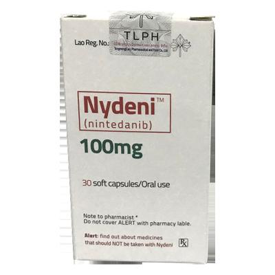 China 100 mg de Nintedanib Nydeni Medicamentos de inmunoterapia para el cáncer de pulmón en venta