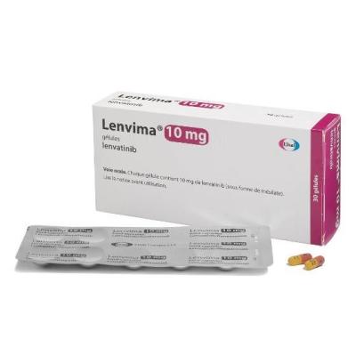 China 30 Capsules 10mg Lenvatinib Renal Cell Carcinoma Drugs Lenvima-10 for sale