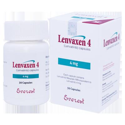 China Thyroid Cancer Drugs Lenvatinib 4mg 30 Capsules RET Target for sale