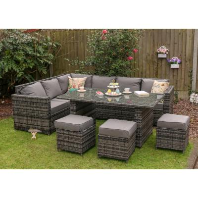 China Outdoor Rattan Sofa Set Patio Conversation Furniture Sets Patio Sets Modern Modern Garden Sectional Furniture for sale