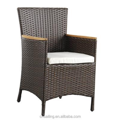 China American Aluminum Outdoor Rattan Garden Chair Rattan Antique Style Modern Sailing Single Chair for sale