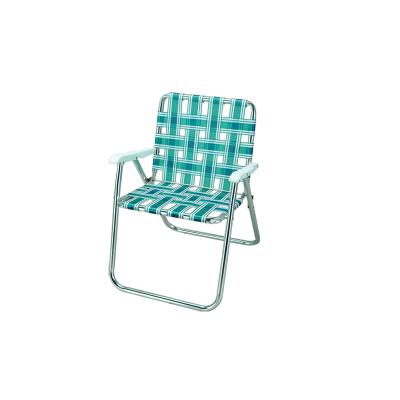 China Folding Lightweight Aluminum Folding Beach Chair Outdoor Picnic Beach Chair Webbing Chair Camping Strap Garden Chair for sale