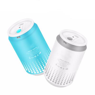 China Wireless Ultrasound Car Humidifier Cans Mini Air Moisturizer Beauty Moisturizing Air Humidifier for sale