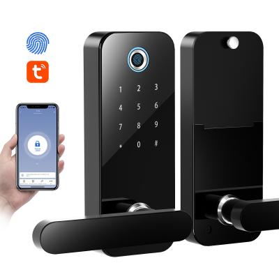 China Fingerprint/Password/Security Mechanical Key Electric Smart Home Digital Automatic Door Lock with Key Wireless Key Lock for sale