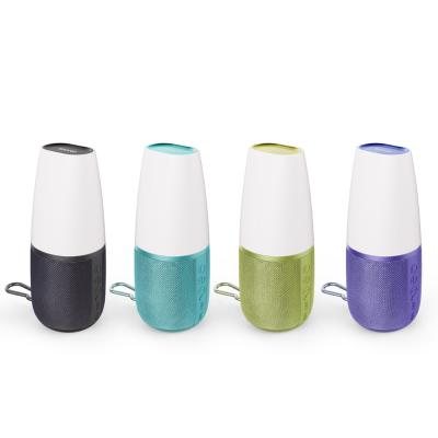 China Mini Speaker Private Mesh Fabric Wireless System Model Portable Speaker With Colorful LED Light for sale