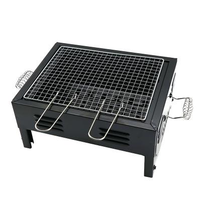 China Easily Assembled GRILL Iron Collapsible BBQ Grill Outdoor Picnic Patio Party Cooking Portable Carbon Barbecue Stove Barbecues Tool 3-5 People for sale