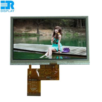 China 5.0 inch tft lcd display with highlight lcd touch screen module 480X272, 24bit RGB, 40PINS 5.0 modules for sale