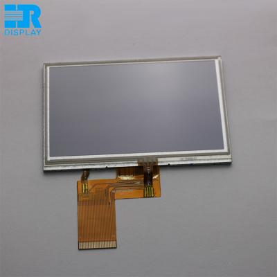 China Lcd 4.3 inch 24 bit tft lcd display module with touch screen 105.4 x 67.1 x 4.05 for sale