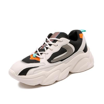 China AHICO 2021 New Style Anti-skid Height Increasing Sports Sneakers Women Shape Sneakers for sale