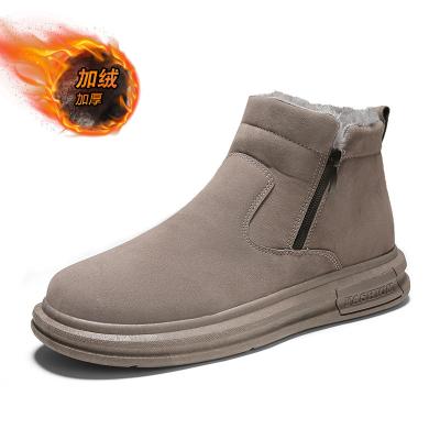 China Damping new AHICO 2021 autumn and winter custom cotton casual shoes warm mid-tube size 39-44 snow boots for sale