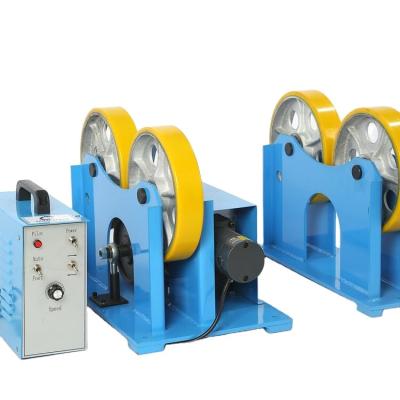 China Machinery Repairs Workshop HDTR-1 Metal Steel Pipe Rotating Rollers Welding Lathe Rollers Welding Rotator for sale