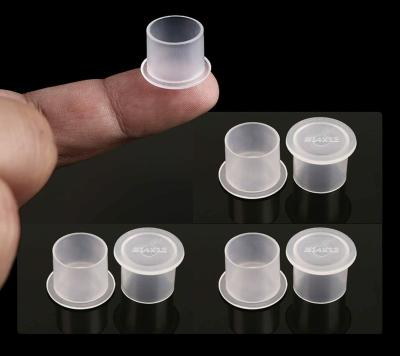 China Beauty 2022 Hot Sale Tattoo Ink Caps With Stable Holder 1000pcs/bag for sale