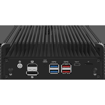 China Intel i3-1215U Gaming Desktop PC Win 10 Mini Fanless Linux 6 Lans Personal PC Desktop Computer Wholesale for sale