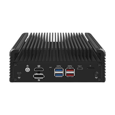 China For Business 6 Ethernet Ports Mini Pc Intel Core /Pentium Gold Soft CPU 6 2.5G Lans Router 2*USB3.0+2*USB3.2 for sale