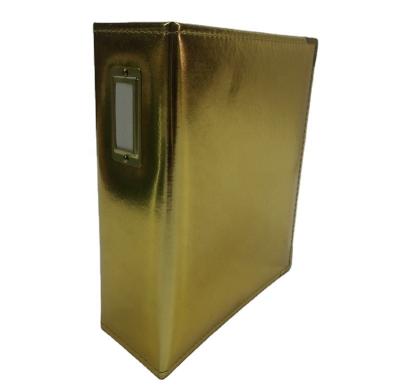 China File Storage Factory Price Recycled Paper Lightweight Golden Folder For Office And School for sale