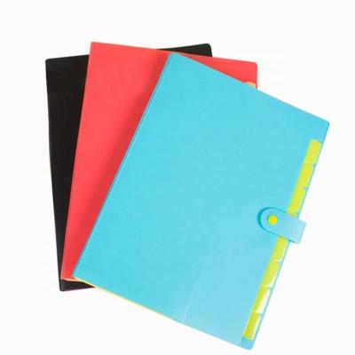 China Photo Storage Yicheng Customized Logo Korean Style A4 Student Test File Holder Multilayer Paper Package Folder Over 8 Grids for sale