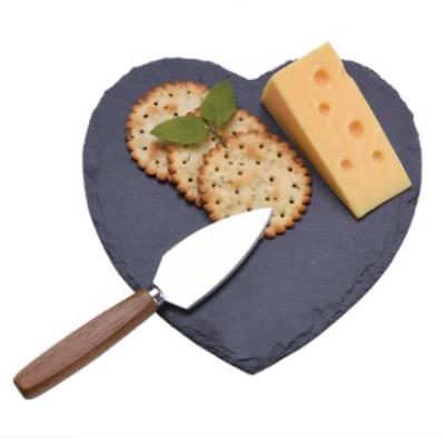 China Sustainable bamboo cheese board with knife set for sale