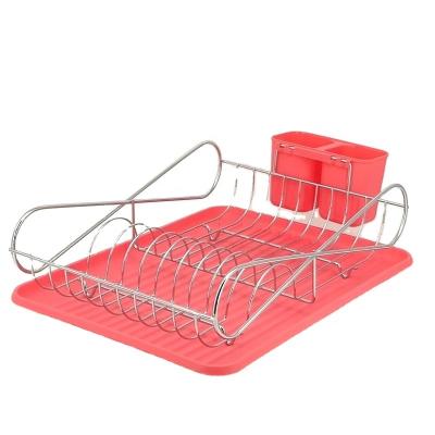 China Sustainable Dish Drainer Rack High Quality Stainless Steel For Kitchenware Storage for sale