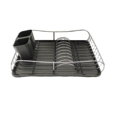 China Traditional Kitchen Dish Drying Rack Metal Dish Drying Racks Above Sink For Storing Dishes for sale