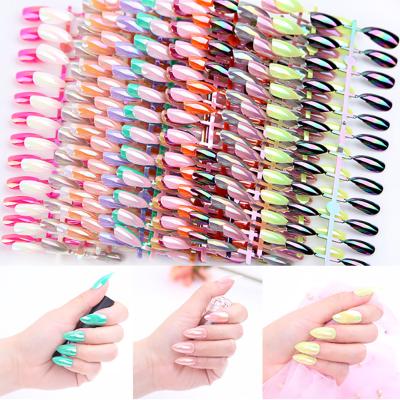 China Beautify High Quality 3D Finger Makeup Nail Art DIY Decorations Acrylic False Nail Tips for sale