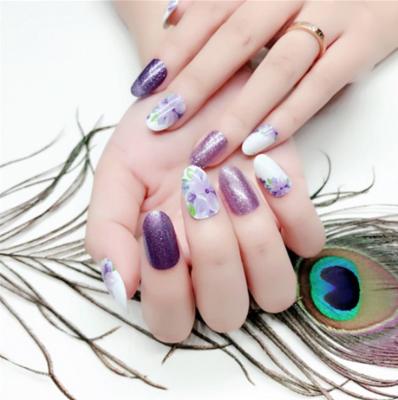 China Eco-friendly Material Finger Nail Art Nail Sticker for sale