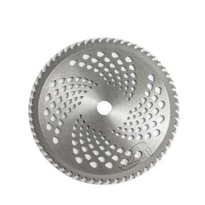 China 2-Stroke Brush Cutter Blade Circular Saw Blade Band 60 Teeth Steel Cutting Carbide Saw Blades for sale