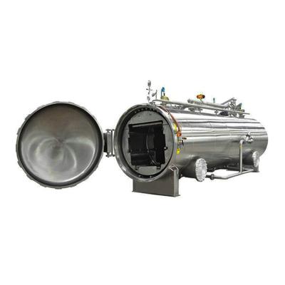 China Full Automatic High Temperature Sterilization Rotary Retorts Autoclave Sterilizer Canned Condensed Milk for sale