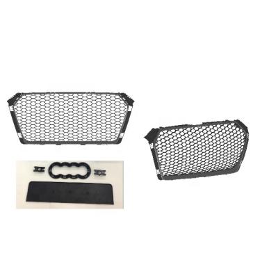 China Plastic AUTO CAR TUNING BODY PARTS FRONT GRILLS FOR AUDI A4 B9 2016 CAR BUMPER RADIATOR GRILLS for sale