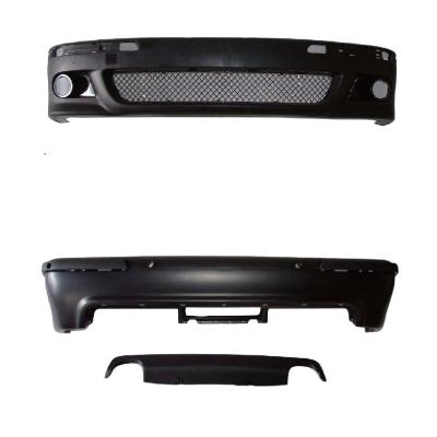 China PLASTIC FRONT BUMPERS+REAR AUTO BUMPER FOR BMW E39 1995-2000 PARTS CAR AUTO TUNING BUMPER FOR BMW E39 M5 for sale