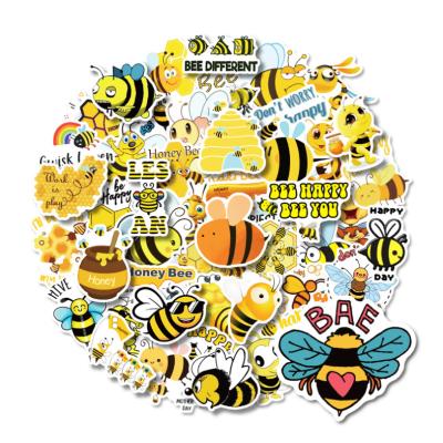 China Cartoon HOYO sticker 50 pcs/pack of bee stickers, ant stickers for water bottle, fridge, computer, luggage, skate, guitar for sale