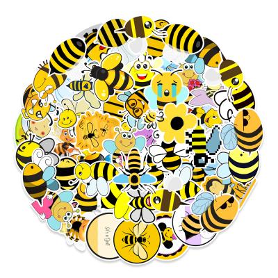 China 50PCS Cartoon Sticker HOYO Bee Stickers, Cute Vinyl Waterproof Sticker for Laptop Luggage Skateboard, Fun for Kids Teens Boys Girls All Ages 'age for sale