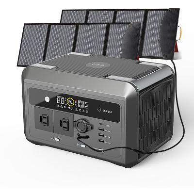 China 220v Battery 500w Backup Lithium Energy Storage Generator Mobile Industrial Ups Portable Power Supply For Laptop for sale