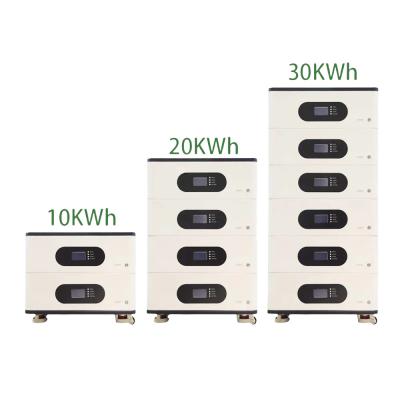 China Scalable Configuration Battery 10kwh 15kwh 20kwh 60kwh Lifepo4 Battery For Home Energy Storage for sale