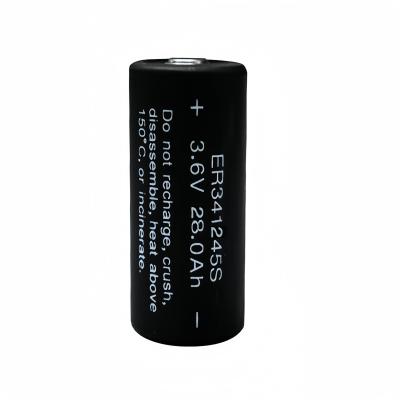 China ER341245S 28000mAh DD 3.6V Li-socl2 High Temperature Resistant Primary Battery Oil and Gas Exploration Instrumentation Battery for sale