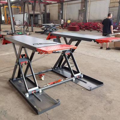 China Low Price Mini Car Lift Movable Vehicle Car Lift Equipment Mini Scissor Hoist Lift 3500kg for sale