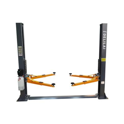 China 3.5T Hydraulic Manual Opening Two Post Car Lift Garage Equipment 4T for sale