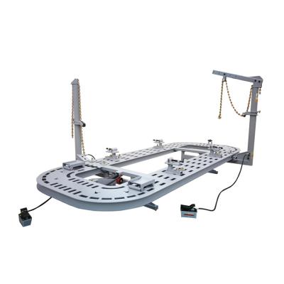 China Small Square Hole Frame Automatic Chassis Stator Machine Automatic Body Repair Bench 3500kg for sale