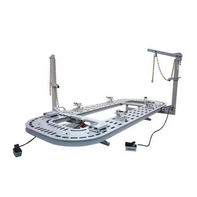 China CE Square Hole Car Chassis Machine Car Frame Support Body Crash Repair Machine 3500kg for sale