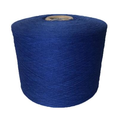 China 2019 Recycled China Blue Cotton Yarn Knitting Yarn For Socks Cotton Eco-friendly Polyester Blended Yarn for sale