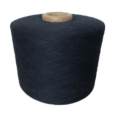 China Recycled black yarn for socks TC recyclable yarn cotton tejer hilo yarn high quality suppliers for sale