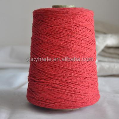 China Sustainable 70%cotton and 30% polyester recycled cotton yarn for socks twist 3 ply 4 ply yarn for sale