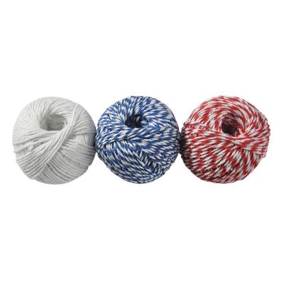 China Wholesale Colorful Twisted Cotton Braid Rope Color Length Size Multi Twisted Gift Wrapping Rope for sale