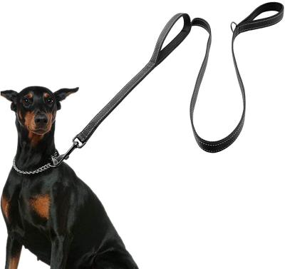 China Outdoor and Indoor Training Training Leash Correas Para Perro Reflective High Quality Safe Nylon Dog Show Chain Leash for sale