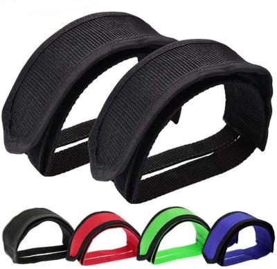 China Ultralight Bicycle Leg Straps Durable Bike Pedals Fasten Foot Covers Hook And Loop Belts for sale