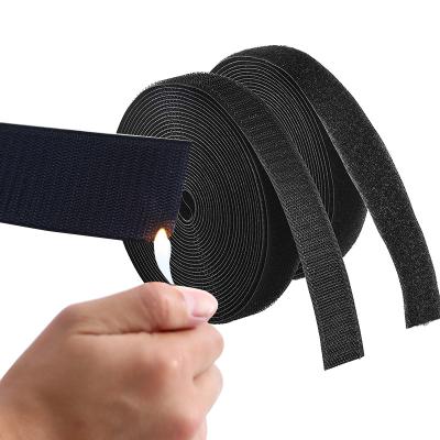 China Durable High Quality Nylon Flame Retardants Sew On FR Hook And Loop Adjustable Soft Flame Retardant Fabric Tape for sale