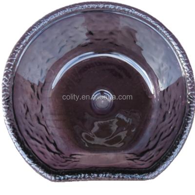 China Foot Spa Manufacturer Resin Pedicure Glass Bowls Step Down for sale