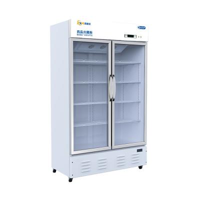 China Single-temperature 581liter medical refrigerator pharmacy refrigerator medical refrigerator 2 C 8 C medical use for sale